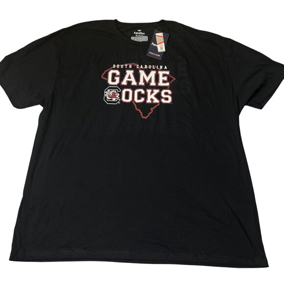 South Carolina Gamecocks Tee Mens 3XL Black‎ Fanatics T-Shirt NCAA Fan Gear NEW - Picture 2 of 13